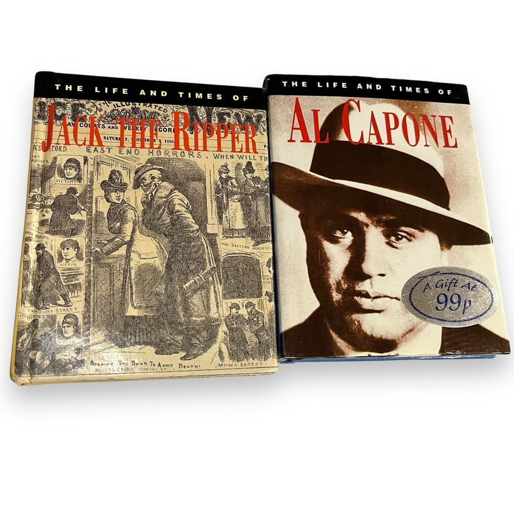 Jack The Ripper Al Capone Hardback Mini Books